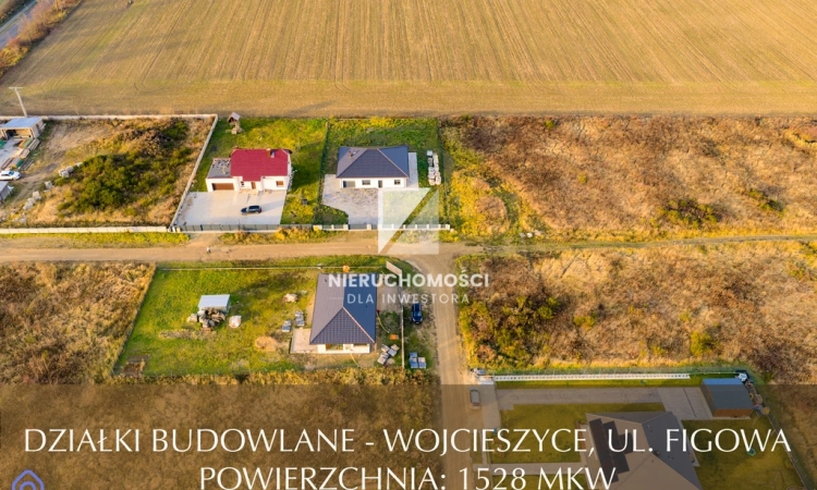 Działki budowlane Wojcieszyce, Figowa, 1528 mkw | Zdjęcie główne