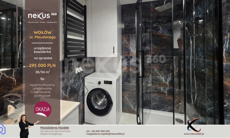 Kawalerka po generalnym remoncie centrum Wołowa | Zdjęcie główne