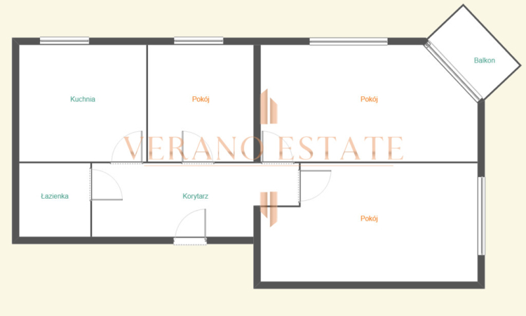 Przestronne 55m2 | niski czynsz | 3 pokoje | Zdjęcie główne