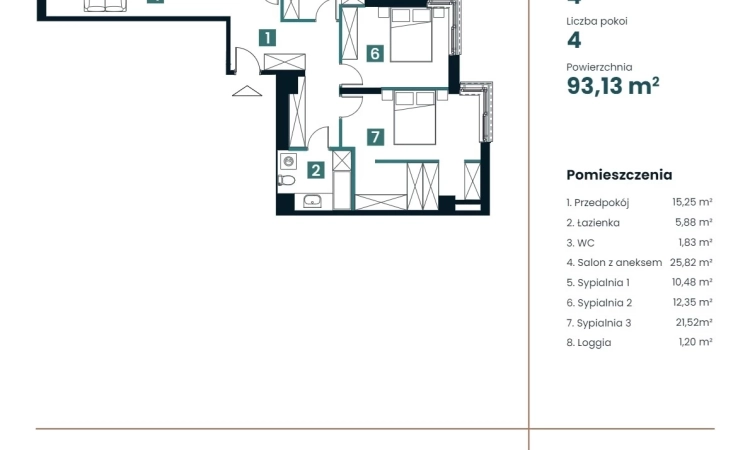 Apartament na sprzedaż 4-pokoje, Świnoujście, 93,13 m2, 1 406 263,00 zł | Zdjęcie główne