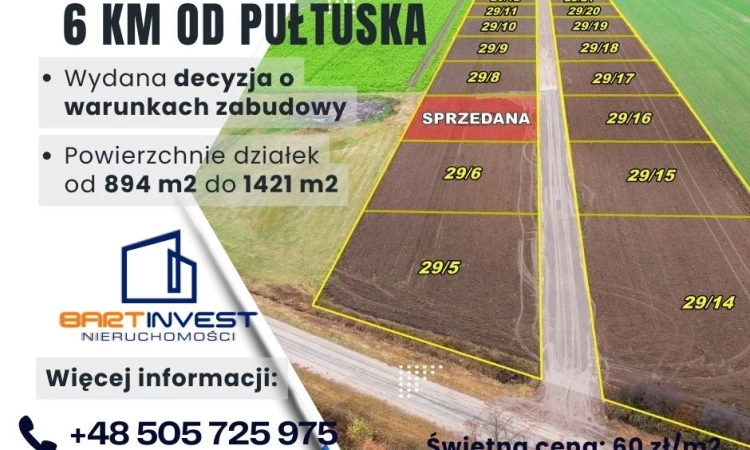 Spokojna okolica, świetna lokalizacja - działki w Lipie | Zdjęcie główne