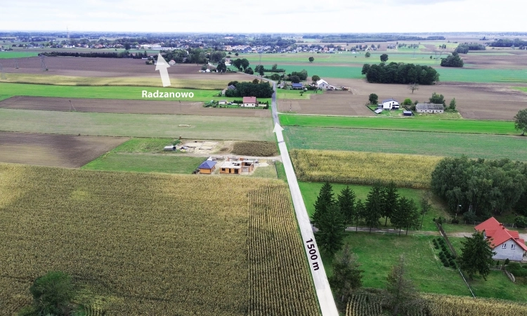 Działka Budowlana Radzanowo - Begno 1073 m2 WYDANE WZ | Zdjęcie główne