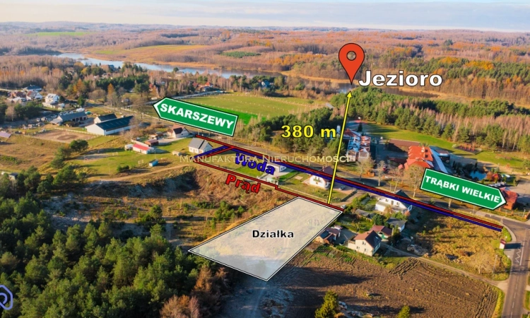 Wyjątkowa działka budowlana. Las i jezioro. | Zdjęcie główne