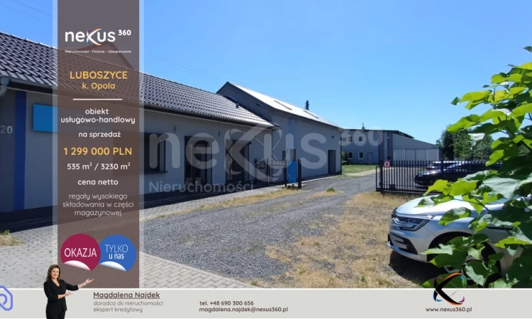 Budynki biurowo magazynowe z halą (z najemcą) | Zdjęcie główne