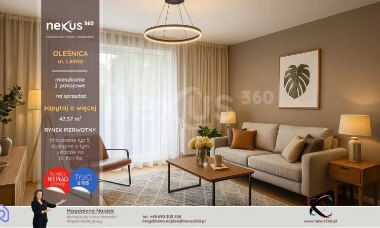 Mieszkanie 2 pokojowe + balkon | Zdjęcie główne