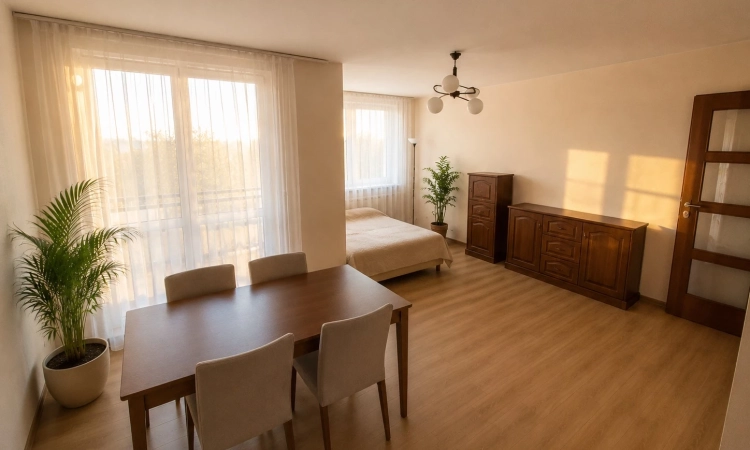 2pok, 50met, Okolice Romanowskiego BALKON/PIWNICA (Wrocław) | Zdjęcie główne