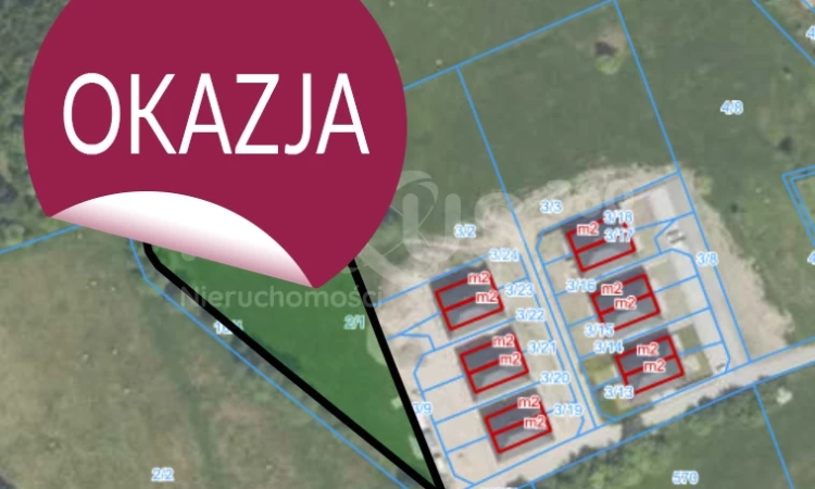 DZIAŁKA INWESTYCYJNA 4500 m²-SOSNÓWKA k. KAPRACZA | Zdjęcie główne