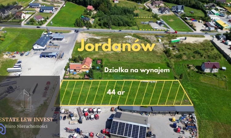Działka na wynajem JORDANÓW dla firmy HALA | Zdjęcie główne