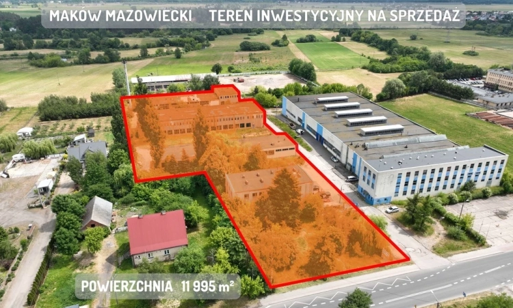 Teren inwestycyjny miasto Maków Mazowiecki. | Zdjęcie główne
