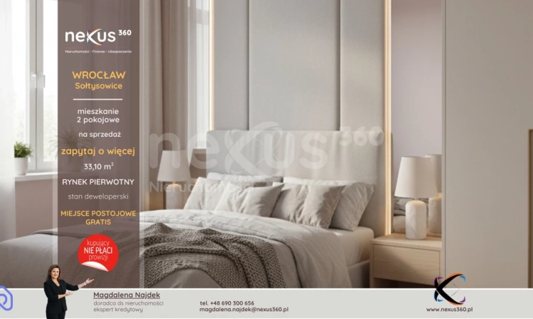 2 pokojowe mieszkanie, miejsce postojowe gratis! | Zdjęcie główne