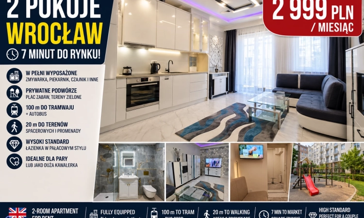 2pok, 45met, Okolice Kasprowicza WYSOKI STANDARD (Wrocław) | Zdjęcie główne