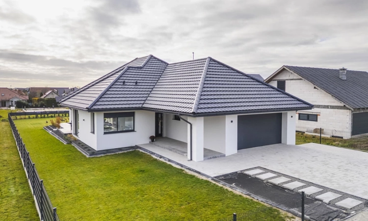 Dom parterowy | Garaż 2 stanowiskowy | 2024 rok | Zdjęcie główne